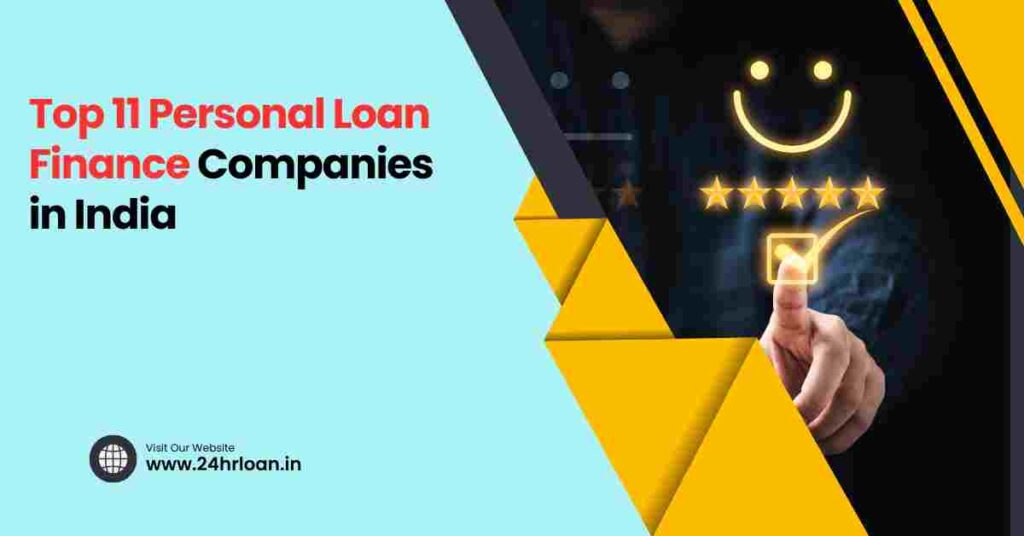 Top 11 Personal Loan Finance Companies in India