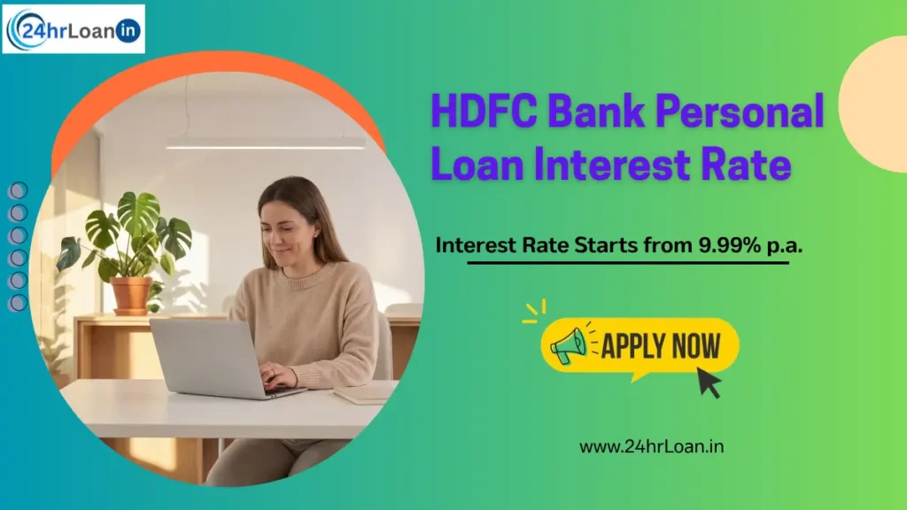 HDFC Bank Personal Loan Interest Rate